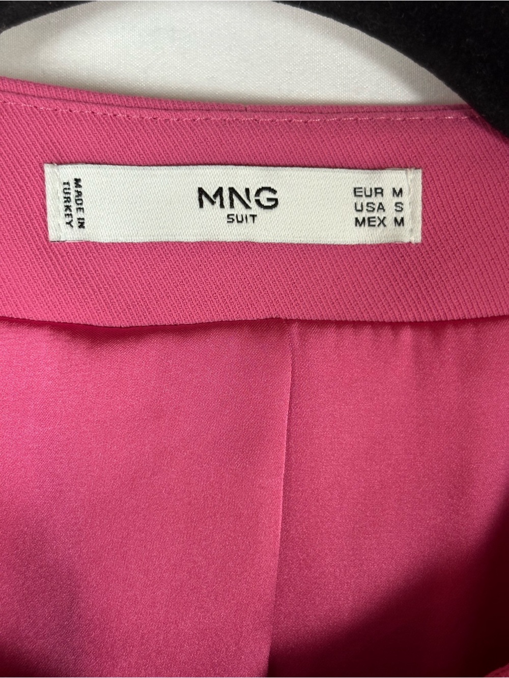 Mango Pink Ruffle-Shoulder Blazer - Picture 3 of 7